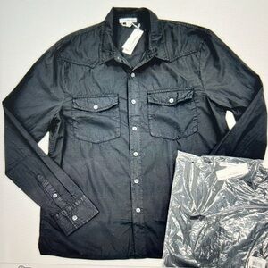 James Perse Black shirt Size 3